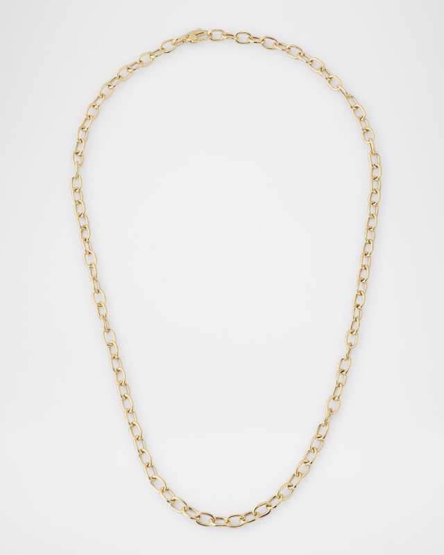 14K Yellow Gold Chain Necklace, 20"L